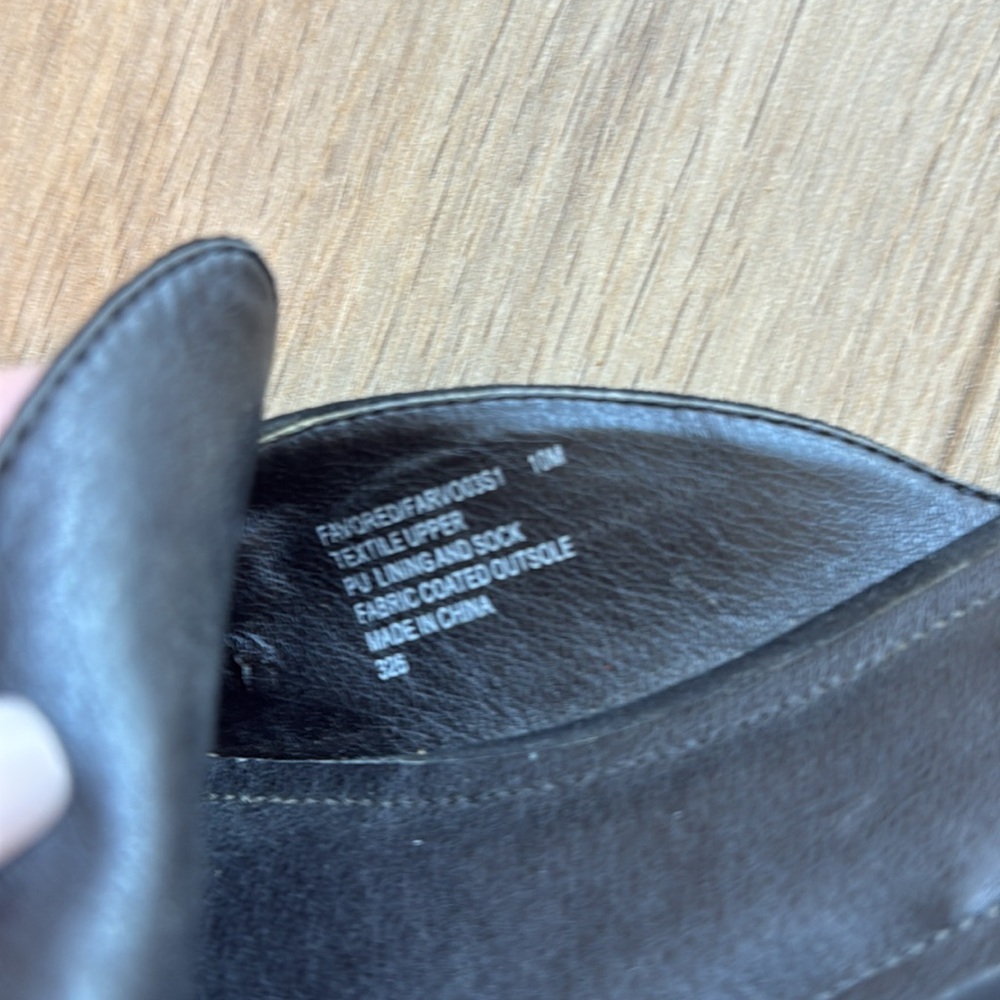 STEVE MADDEN Slip On Open Back Loafers Black Suede Silver Chain Decor Flats NWOT - Picture 6 of 6